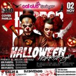 SABADO 2 DE  NOVIEMBRE  GRAN  FIESTA DE  HALLOWEEN   PREMIOS  EN EFECTIVO $1.500.000