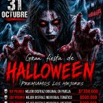 FIESTA DE HALLOWEN SABADO 31 DE OCTUBRE